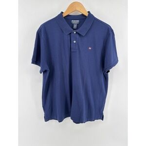 VTG Polo Jeans Company Ralph Lauren Polo Shirt Mens XXL Short Sleeve Flag Logo